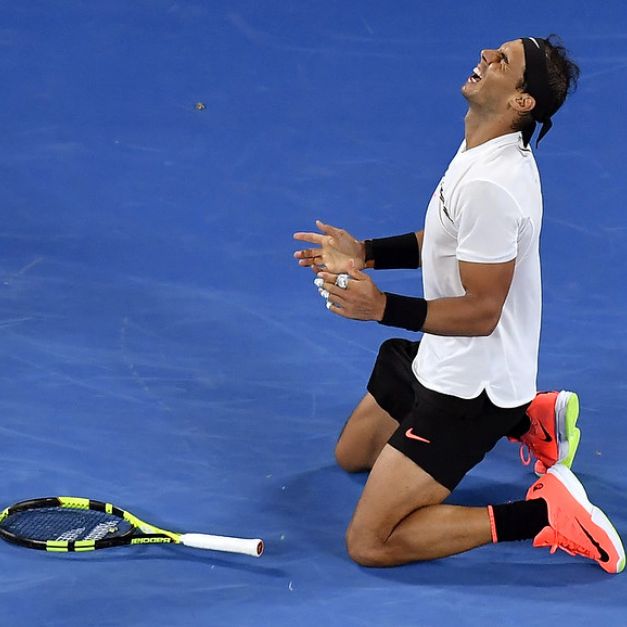 Rafael Nadal傷退讓出球王寶座。（達志影像資料照）