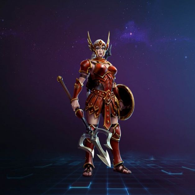 亞馬遜女戰士「卡西雅」正式加入暴雪英霸。（Blizzard Entertainment提供）