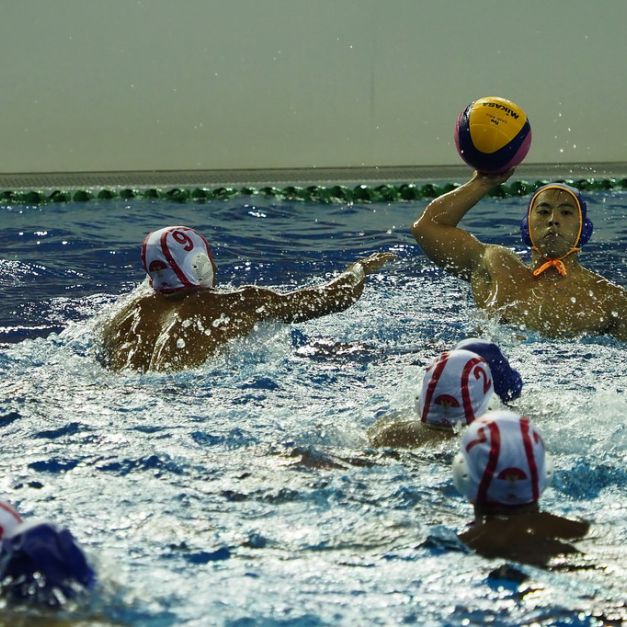 世大運水球測試賽，中華隊出戰印尼。（世大運提供）