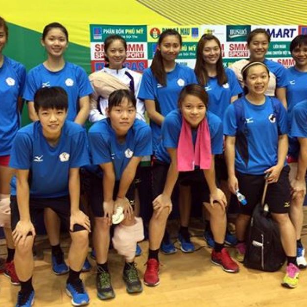 中華女排隊19日擊敗韓國，可爭亞洲盃女排賽第5名。(林明輝提供)