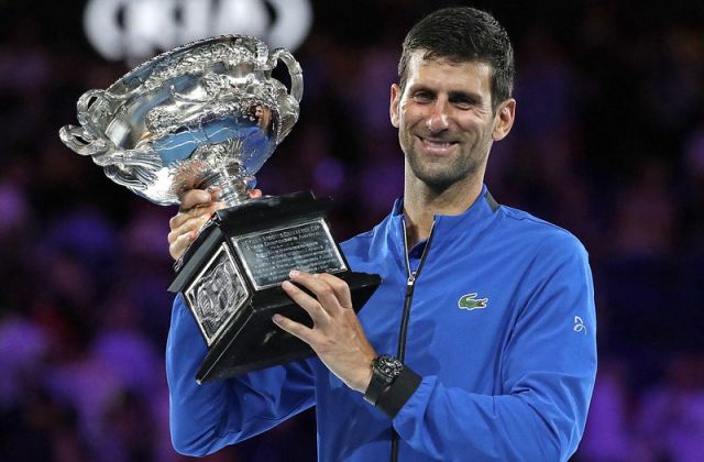Novak Djokovic澳網奪冠。（達志影像）