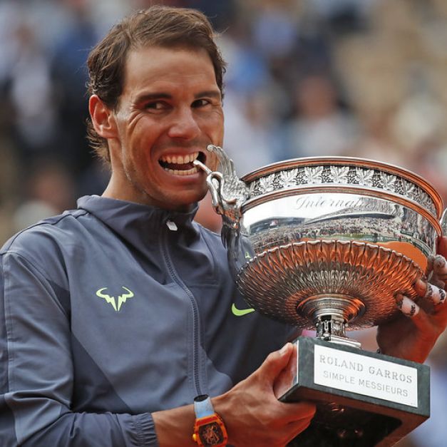 Rafael Nadal成就法網第12冠。（達志影像）