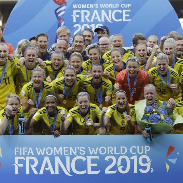 瑞典拿下女子足球世界盃銅牌。（達志影像）