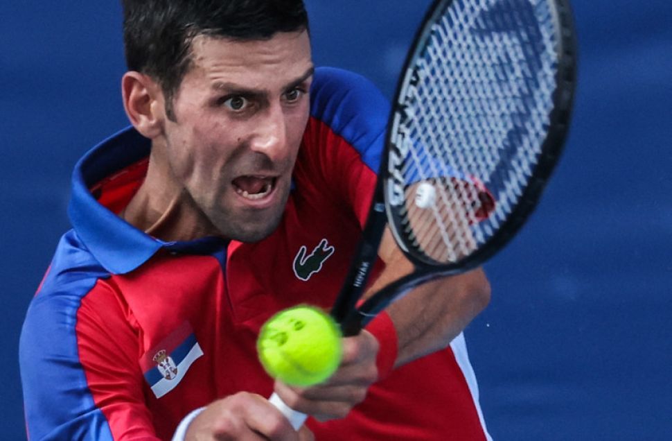 世界男網排名第一的塞爾維亞球王Novak Djokovic將挑戰個人首面奧運金牌。(AFP授權)