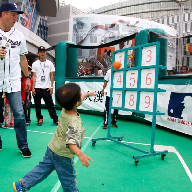 MLB Baseball Park吸引全家大小一同參與，讓民眾體驗MLB的魅力。(大漢行銷提供) 